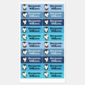 Cute Pinguïn School Daycare Kamp Naam Labels (Vel)