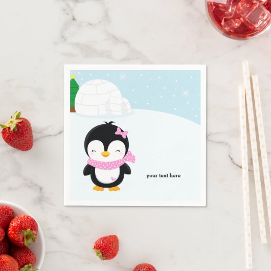 Cute pinguin servetten (Insitu)