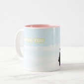 Cute pinguins mok (Voorkant links)