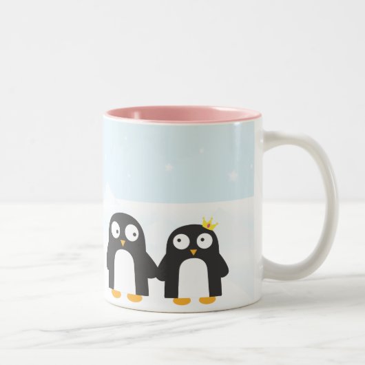 Cute pinguins mok (Rechts)