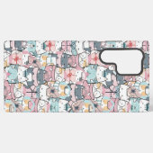 Cute Pink and Purple Anime Jumble Samsung Galaxy Hoesje (Achterkant horizontaal)