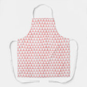 Cute Pink And White Triangle Pattern Schort (Voorkant)