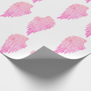 Cute Pink Angel Wings Cadeaupapier