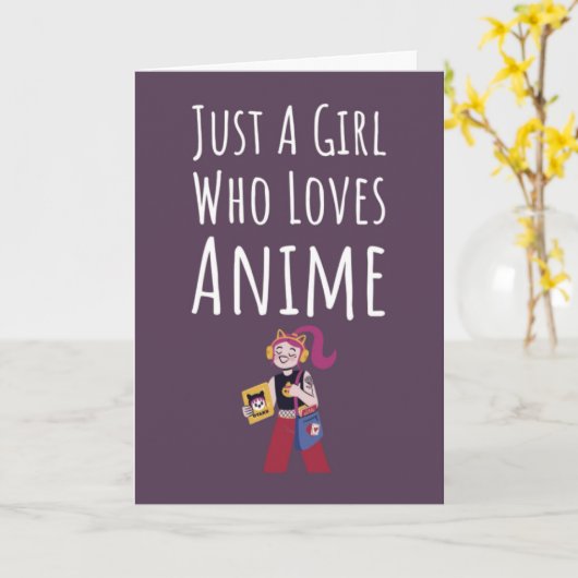 Cute Pink Anime Cards For Baby Girls Kids Otaku Kaart (Gele Bloem)