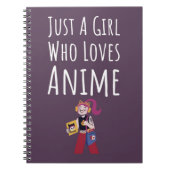 Cute Pink Anime Gifts For Baby Girls Otaku Kaiwaii Notitieboek (Voorkant)