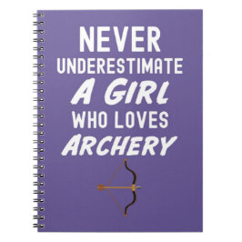 Cute Pink Archery Gifts For Baby Girls Kids Archer Notitieboek