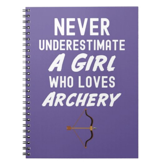 Cute Pink Archery Gifts For Baby Girls Kids Archer Notitieboek (Voorkant)