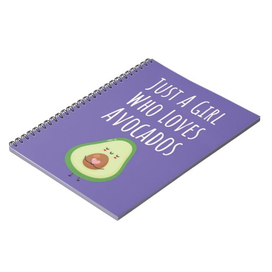 Cute Pink Avocado Gifts For Baby Girls Fruit Her Notitieboek (Linkerzijde)