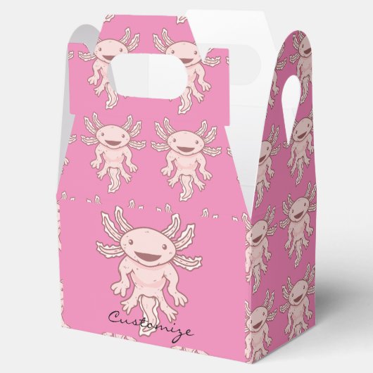 Cute Pink Axolotl Thunder_Cove Bedankdoosjes (Geopend)