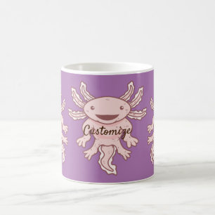 Cute Pink Axolotl Thunder_Cove  Koffiemok