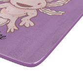 Cute Pink Axolotl Thunder_Cove Snijplank (Hoek)