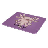Cute Pink Axolotl Thunder_Cove Snijplank (Hoek)