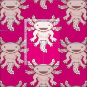 Cute Pink Axolotl Thunder_Cove Stof (Delen)
