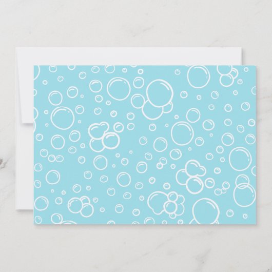 Cute Pink Axolotl Under the Sea Birthday  Bedankkaart (Achterkant)