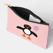 Cute Pink Baby Girl Penguin Etui (Open)