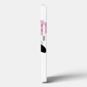 Cute Pink Baby Girl Penguin iPad Case (Achterkant / Links)