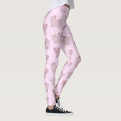 Cute Pink Baby Patroon & Stippen Leggings (Rechts)