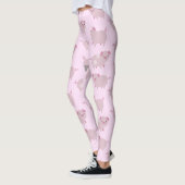 Cute Pink Baby Patroon & Stippen Leggings (Links)