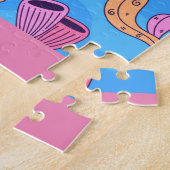 Cute Pink Baby Shark Legpuzzel (Zijkant)