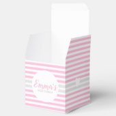Cute Pink Baby shower Favor Box Bedankdoosjes (Geopend)