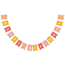 Cute Pink Balloon Happy Birthday Banner