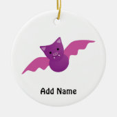 Cute Pink Bat Keramisch Ornament (Voorkant)