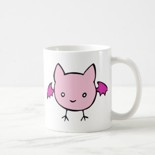 Cute Pink Bat Koffiemok