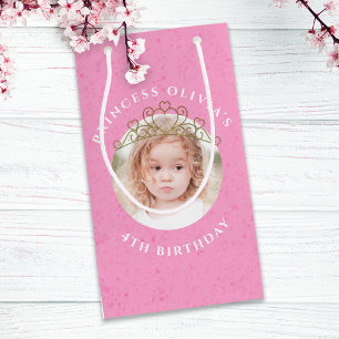 Cute Pink Birthday Girl Princess Tiara Simple Klein Cadeauzakje