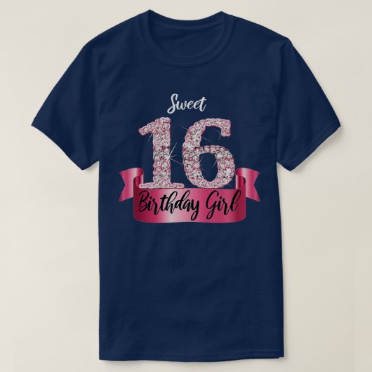 Cute Pink Black T-shirt (Design voorkant)