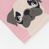 Cute Pink Blanket Fleece Deken (Hoek)