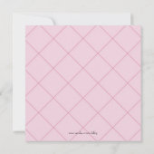 Cute Pink & Blue Butterfly Gender onthullen Invite Kaart (Achterkant)