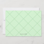 Cute Pink & Blue Gender Release Party Kaart (Achterkant)