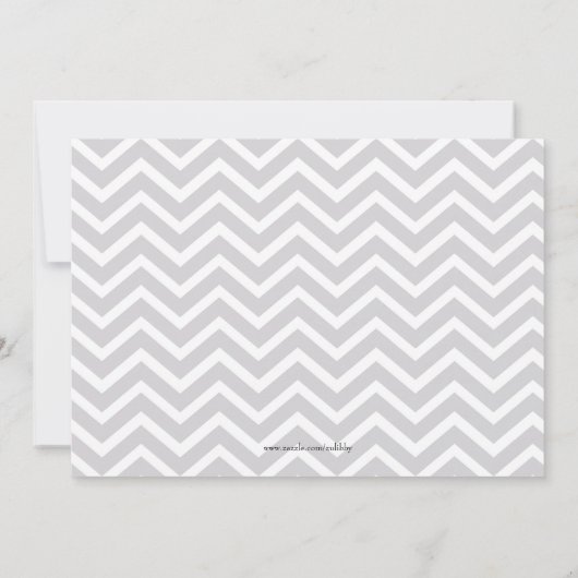 Cute Pink & Blue Gender Release Party Kaart (Achterkant)