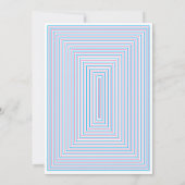 Cute Pink Blue Nutkraker WreatBaby shower Kaart (Achterkant)