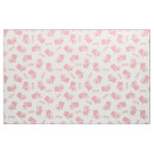 Cute Pink Boerderij Pigs Pattern Stof (Fat Quarter)