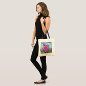 Cute Pink Book Bag Tote Bag (Voorkant (model))