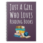 Cute Pink Book Reader Gifts For Baby Girls Kids Notitieboek (Voorkant)