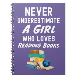 Cute Pink Book Reading Gifts For Baby Girls Kids Notitieboek