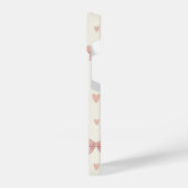 Cute Pink Bow & Heart Coquette AestheticPhone Case iPhone Hoesje (Linkerkant)