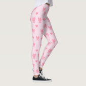  Cute Pink Bows and Hearts Coque Leggings (Rechts)