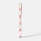 Cute Pink Bunny Phone Case | Kawaii Rabbit Heart P iPhone Hoesje (Rechterkant)