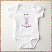 Cute Pink Bunny Romper