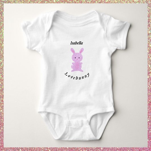 Cute Pink Bunny Romper