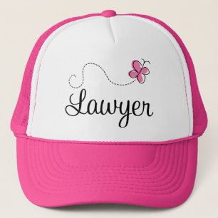 Cute Pink Butterfly Lawyer Trucker Pet