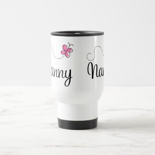Cute Pink Butterfly Nanny Reisbeker (Center)