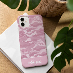 Cute Pink Camo op maat iPhone 16 Hoesje