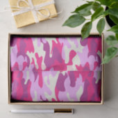 Cute Pink Camo Trendy Camouflage Girly Pattern Tissuepapier (Geschenk)