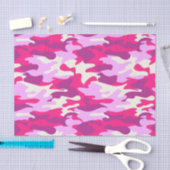 Cute Pink Camo Trendy Camouflage Girly Pattern Tissuepapier (Craft)