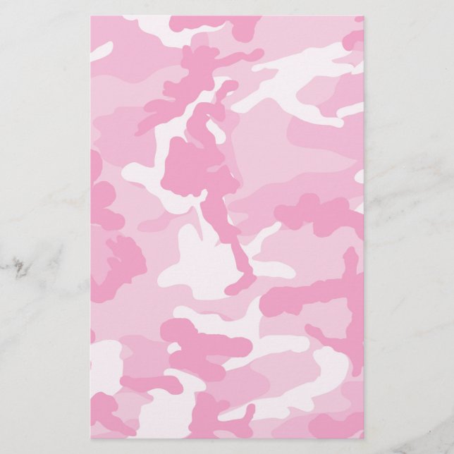 Cute Pink Camouflage Patroon (Voorkant)