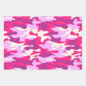 Cute Pink Camouflage Trendy Camo Pattern 3 Gifts Inpakpapier Vel (Voorkant)